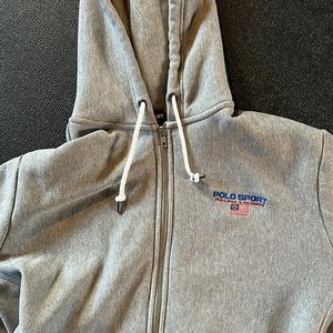 men's polo hoodie